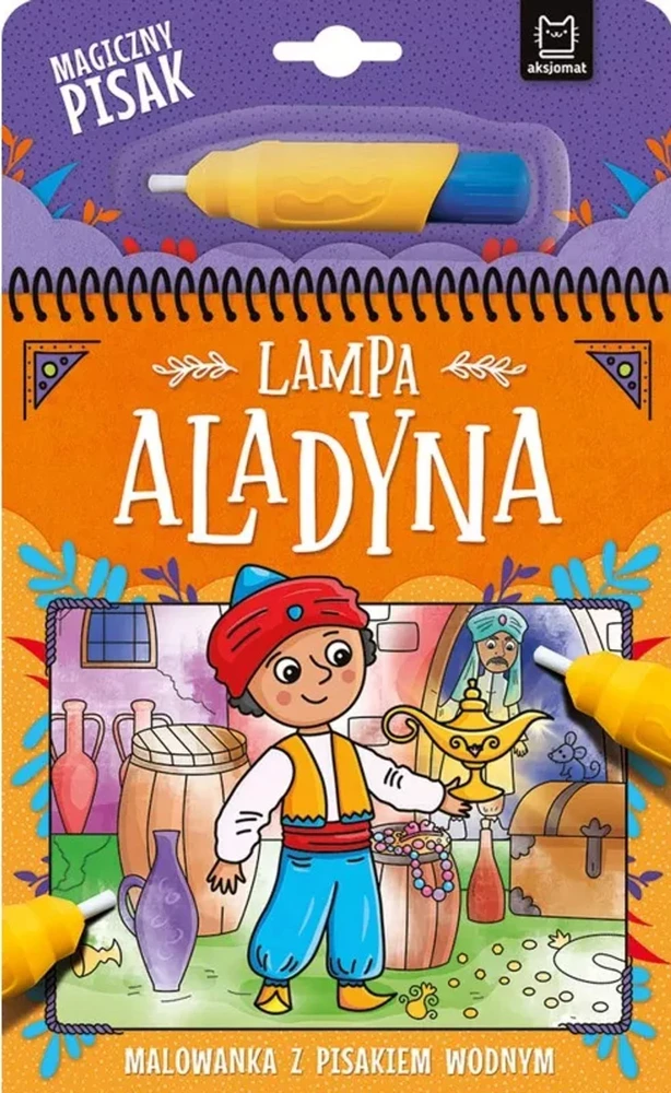 Aksjomat Axiom spalvinimo knygelė su vandens žymekliu Aladino lempa 36517