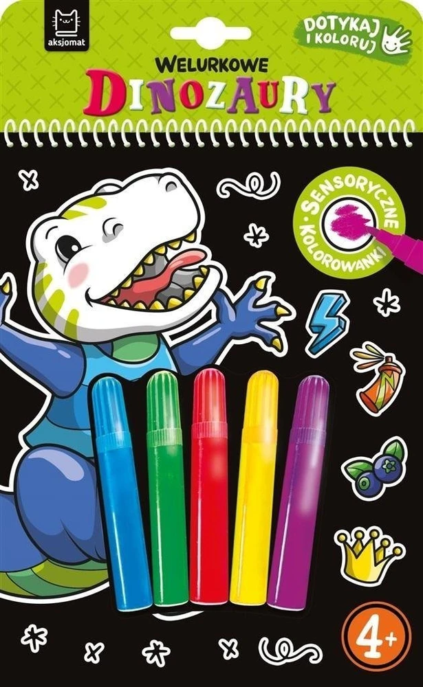 Aksjomat „Axiom Velvet“ dinozaurų rinkinys „Touch and Color“, 37521