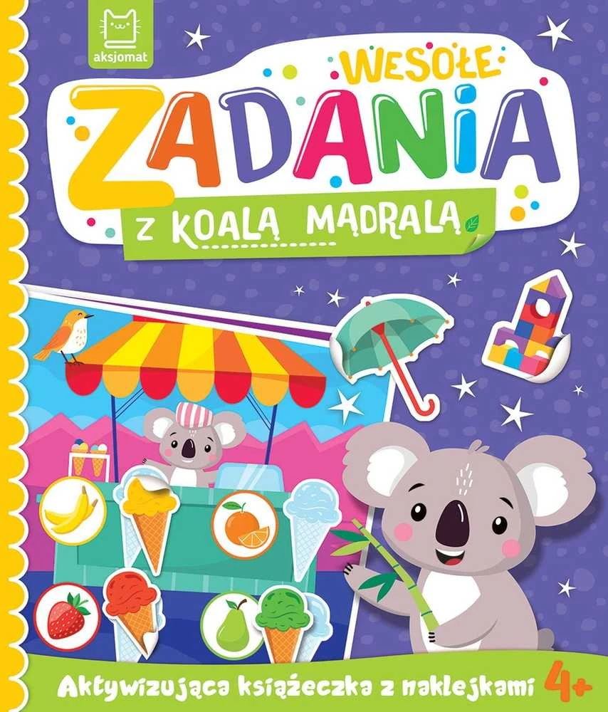 Aksjomat Axiom Lipdukų knyga Vaikams su Protingu Koala 4+ KS1161