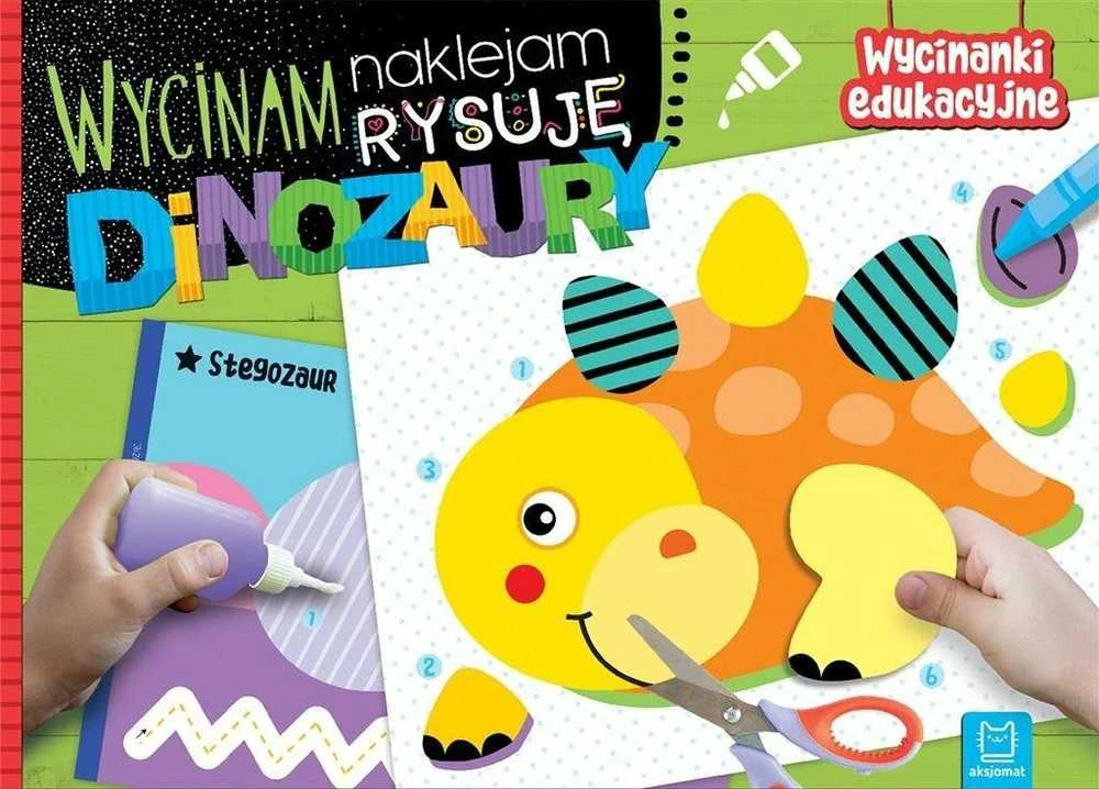 Aksjomat Aksioma karpiau, įklijuoju, piešiu Dinozaurai 3803 35848