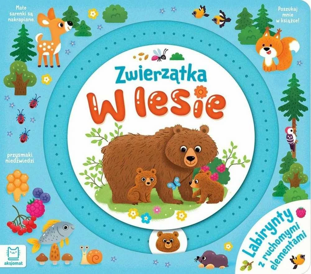Aksjomat Axiom Interaktyvi Knyga Vaikams "Miško Gyvūnai"