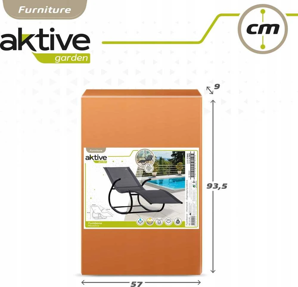 Aktive AKTIVE-LOUNGE TEXTILENE 172X53