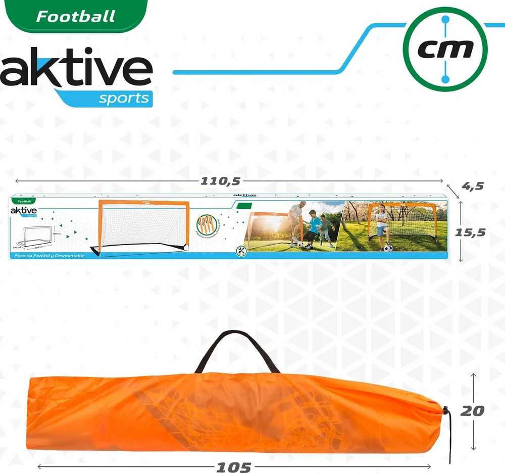 Aktive Aktyvus FUTBOLO GOAL 200X100X100CM AKCIJA