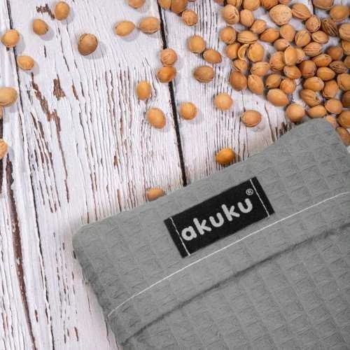 Albis AKUKU vyšnių kauliukų pagalvėlė, pilka, A0635