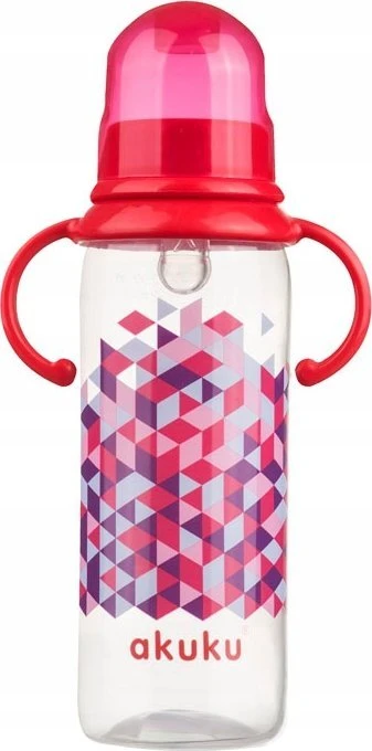 Akuku maitinimo buteliukas 250 ml su silikoniniu žinduku, mašinos