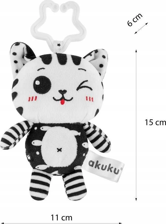 Albis Akuku pliušinis pakabinamas žaislas CAT, A0658