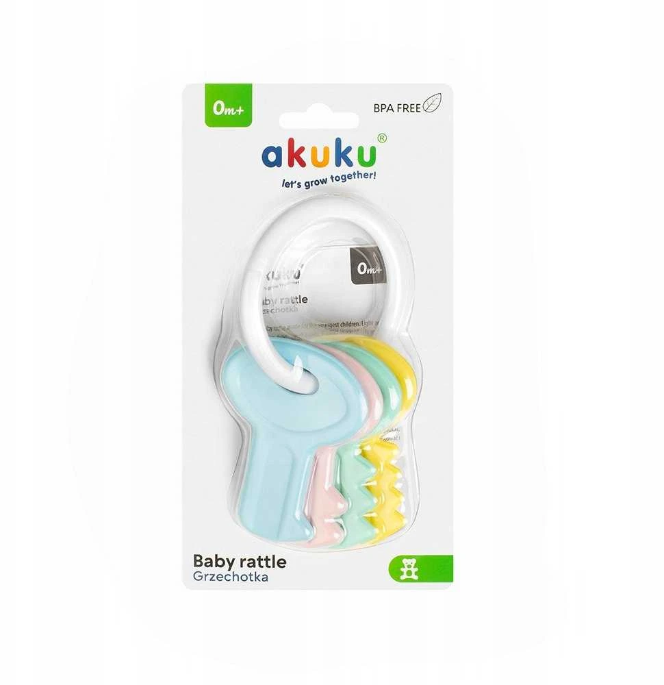 Akuku batškutis - kramtukas kūdikiams Raktų rinkinys