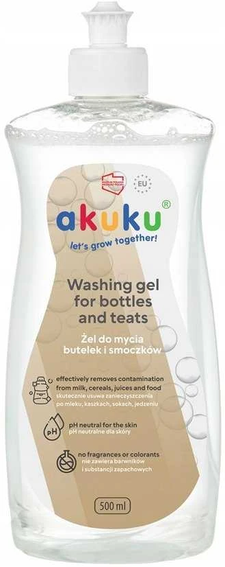 Akuku žindukų ir buteliukų ploviklis 500 ml., A0712