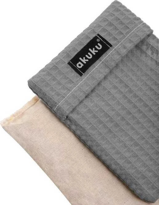 Albis AKUKU vyšnių kauliukų pagalvėlė, pilka, A0635