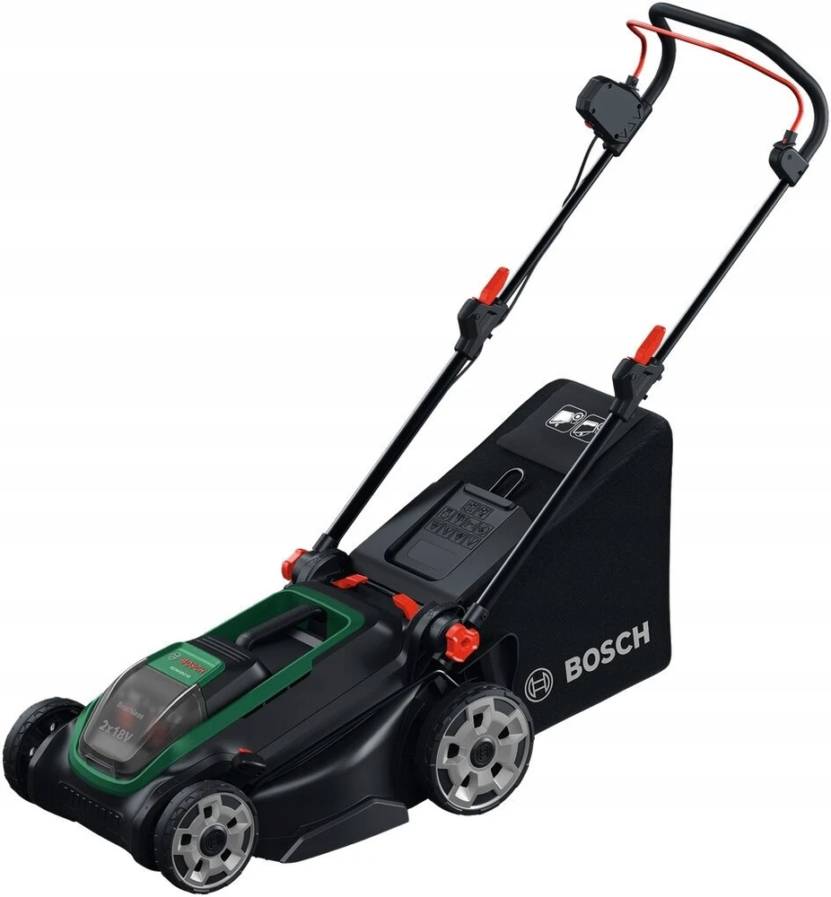 Akumuliatorinė vejapjovė Bosch Rotak 18V2-43; 2x18 V be akumuliatoriaus ir kroviklio