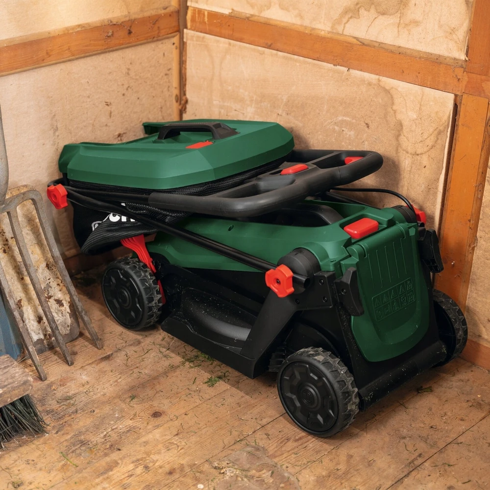 Akumuliatorinė vejapjovė Bosch Rotak 18V-32; 18 V; 32 cm (be akumuliatoriaus ir pakrovėjo)