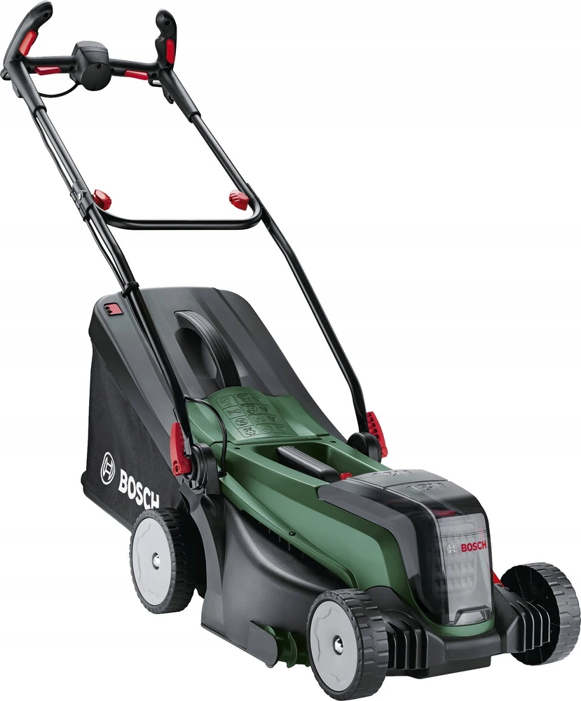 Bosch akumuliatorinė vejapjovė  UniversalRotak 2x18V-37-550, 2x4.0Ah, pilnas komplektas