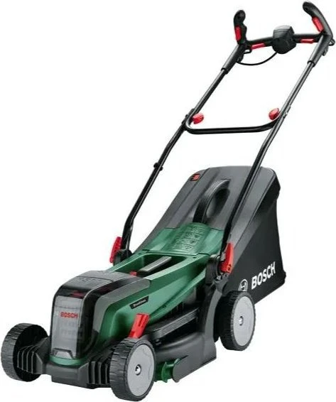 Bosch akumuliatorinė vejapjovė  UniversalRotak 2x18V-37-550, 2x4.0Ah, pilnas komplektas
