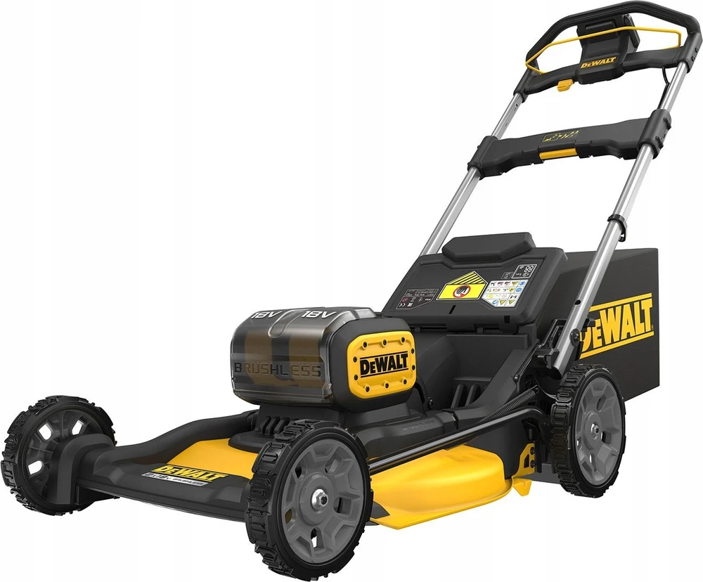 DEWALT stumiama akumuliatorinė vejapjovėDCMWP134N,  2x18V, 53cm, be akumuliatoriaus ir kroviklio