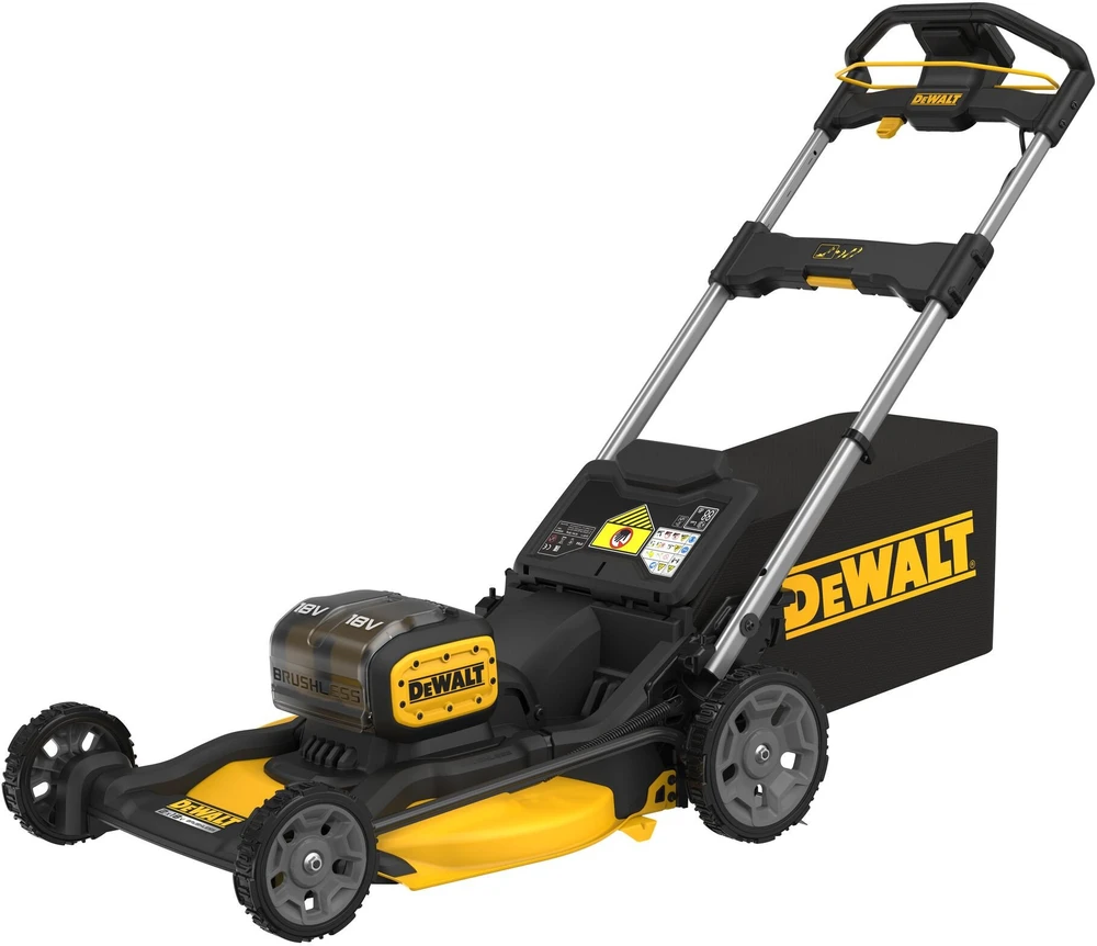 Akumuliatorinė vejapjovė DeWalt DCMWP134W2; 2x18 V; 2x8,0 Ah akum.