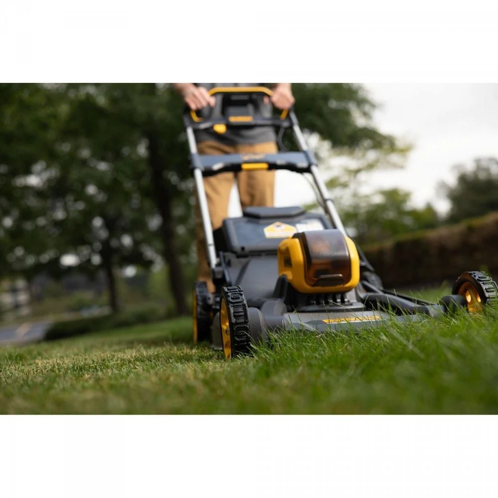 DeWALT stumiama akumuliatorinė vejapjovė DCMWP500N, 53cm, 54V FLEXVOLT be akumuliatoriaus ir kroviklio