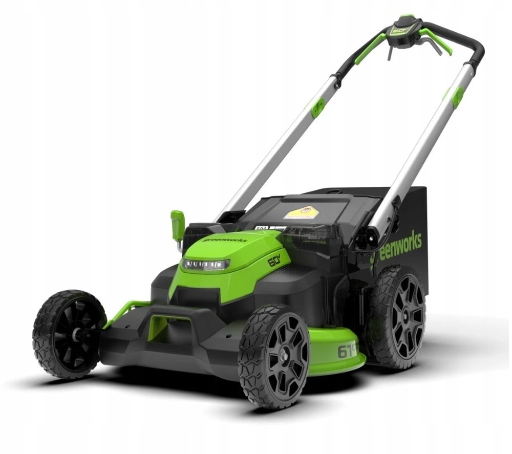 Akumuliatorinė savaeigė vejapjovė Greenworks GD60LM61K4X; 60 V; 2x4,0 Ah akum.