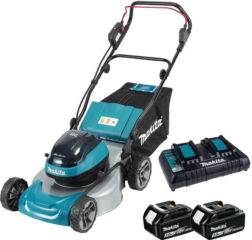 Akumuliatorinė vejapjovė Makita Makita DLM466PT2 Cordless Lawn Mower 2x18V