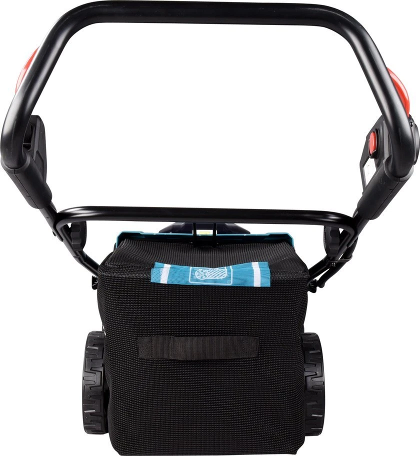 Makita DLM480Z Akumuliatorinė vejapjovė 2X18V, 48cm, 4/1 (Pjovimas/Surinkimas/Mulčiavimas/Galinis išmetimas), 24,5kg, Plastikinis korpusas, Be akumuliatorių ir kroviklio!
