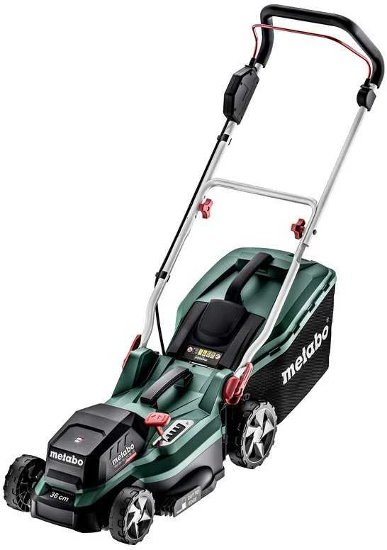 Metabo akumuliatorinė vejapjovė RM 36-18 LTX BL 36, 36cm, 2x18V, 2x5.2Ah
