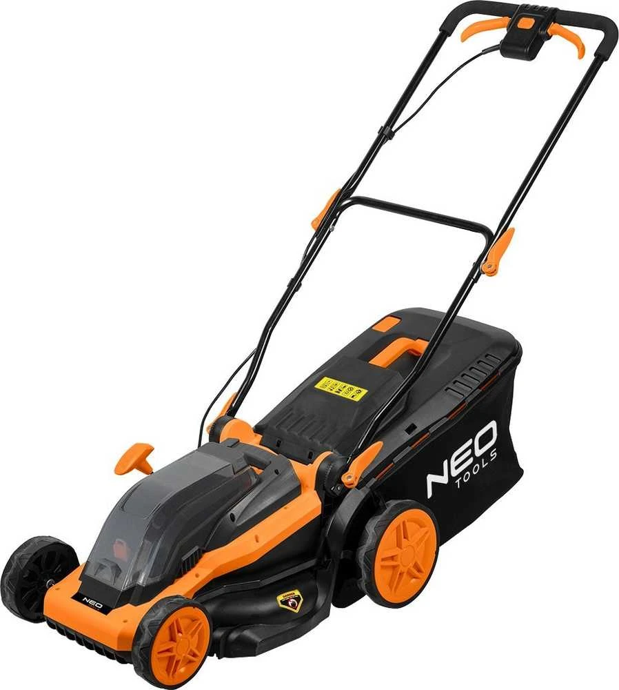 Vejapjovė NEO TOOLS 04-640, 36V, 38 cm, 45L krepšelis