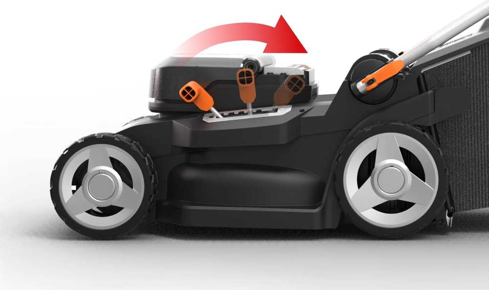 Akumuliatorinė vejapjovė Worx WG745E; 40 V; 2x4,0 Ah akum.