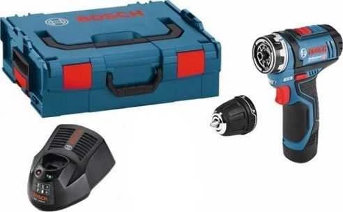 Bosch Akumuliatorinis gręžtuvas-suktuvas GSR 12V-15 FC, 2x2.0Ah, GFA 12-B