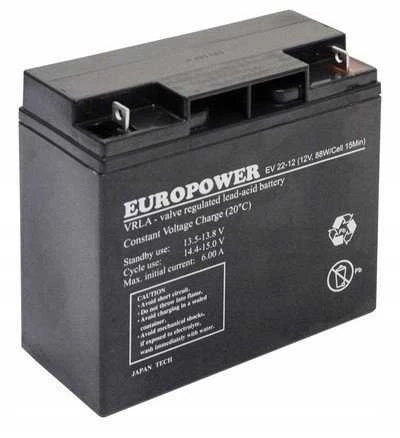 Akumuliatorius AGM EUROPOWER serii EV 12V 20Ah/C10