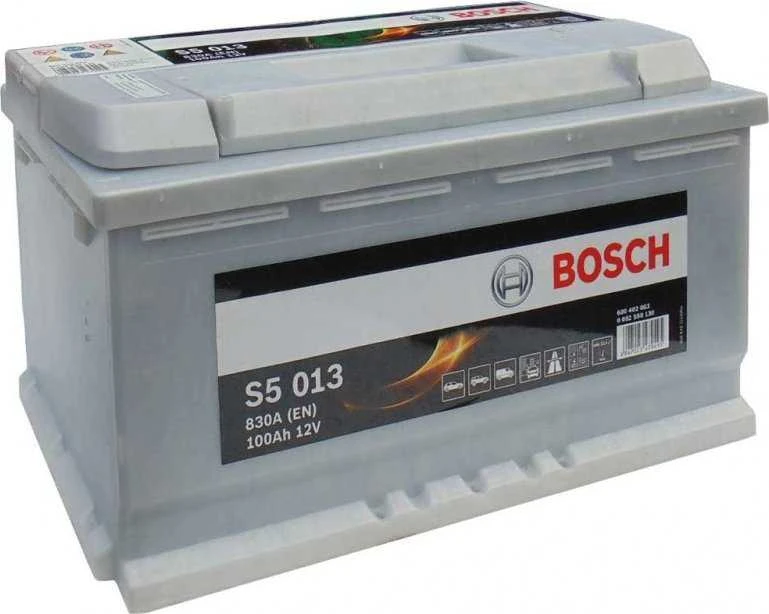 Bosch S5 100Ah akumuliatorius su technine etikete