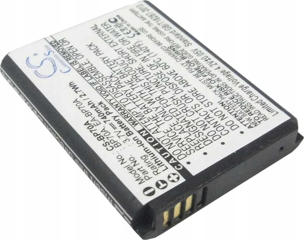 Akumuliatorius Cameron Sino Akumuliatorius Bateria Typu Bp-70a Slb-70a Do Samsung / Cs-bp70a