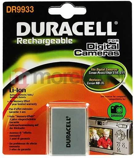 Duracell DR9933 kameros / vaizdo kameros su vaizdo magnetofonu baterija Ličio-jonų (Li-Ion) 1000 mAh