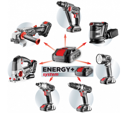 Akumuliatorius GRAPHITE Energy+ 18V 2Ah 58G001