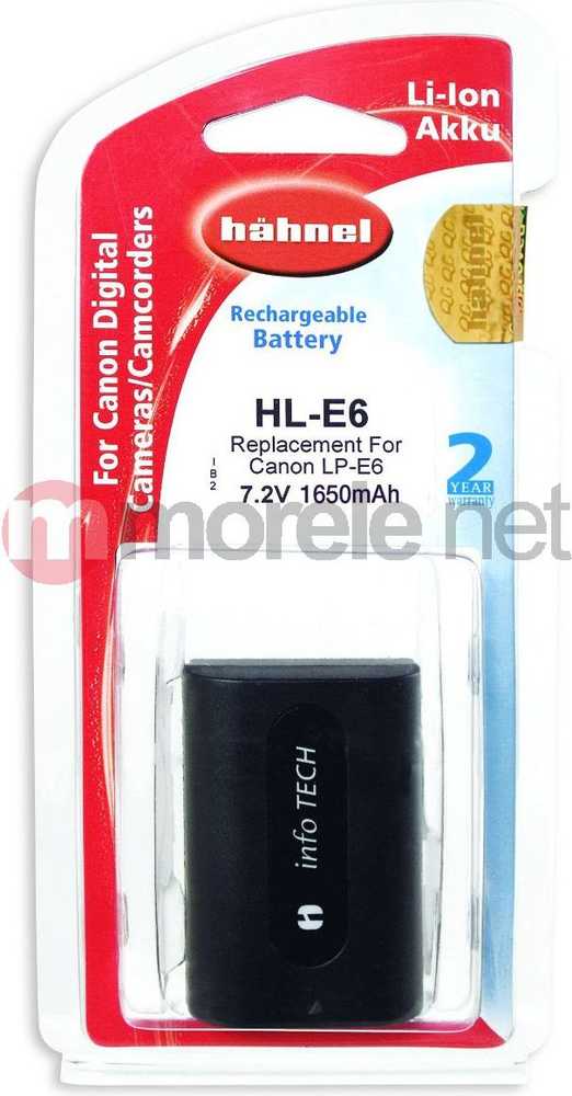 HAHNEL HL-E6 Canon baterija
