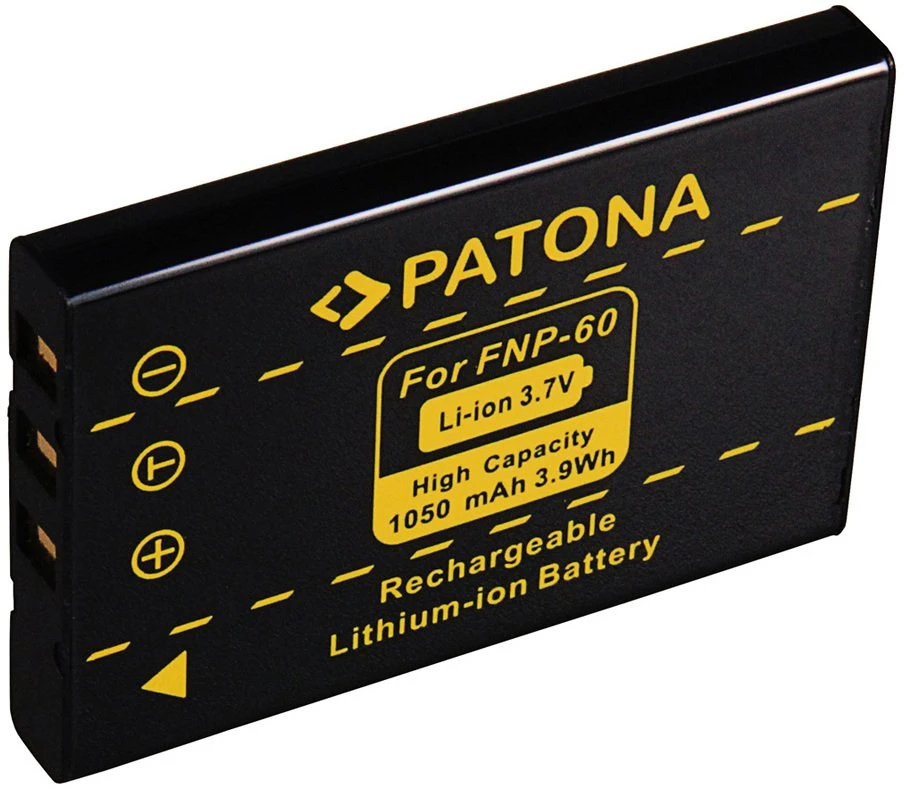 Akumuliatorius MadMan Patona fotobaterie pro Fuji NP-60 1050mAh