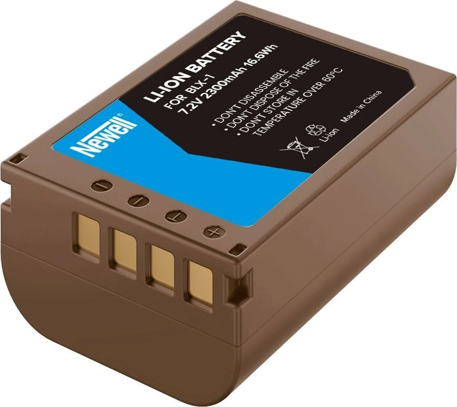 Newell BLX-1 USB-C pakaitinė baterija, skirta Olympus