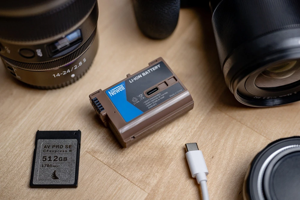 Akumuliatorius Newell, pakaitalas NP-FM500H USB-C, skirtas Sony
