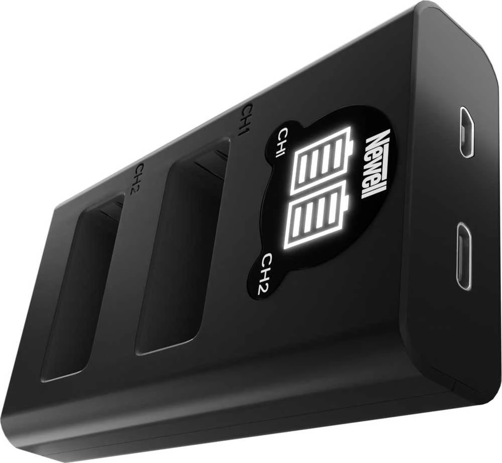 Akumuliatorių Įkroviklio Rinkinys - Newell DL-USB-C Dviejų Kanalų Įkroviklis LP-E17 Akumuliatoriams