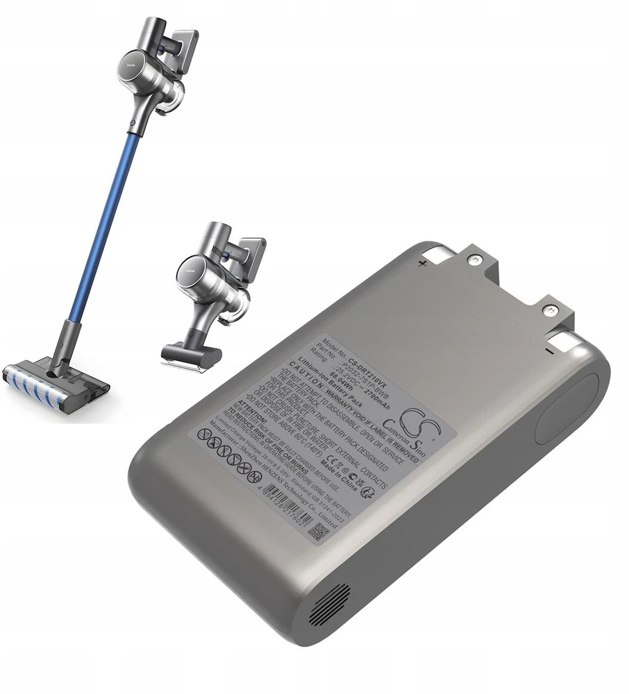 Cameron Sino Baterija Akumuliatorius P2032-7S1P-BWB tipas, skirta Dreame T20 Pro T 20 Pro / CS-DRT210VX