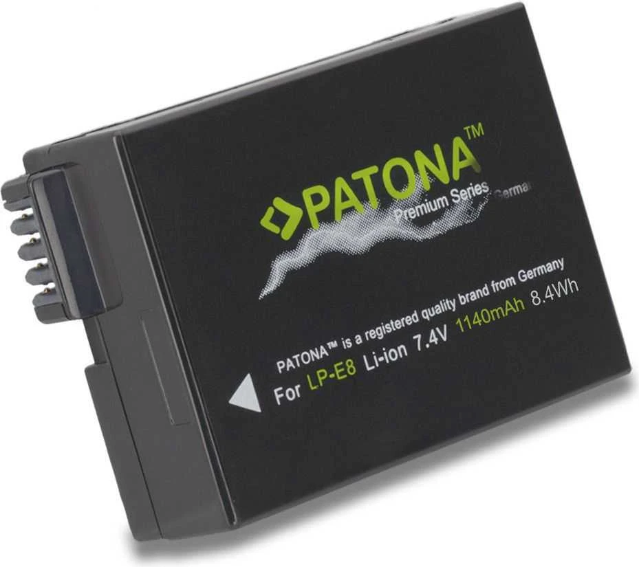 Akumuliatorius Patona pro Canon LP-E8 1120mAh (PT1136)