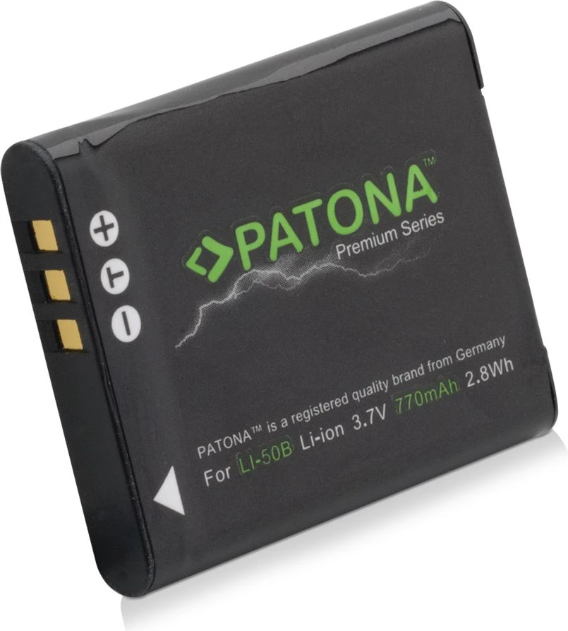 Patona Premium PT1199 – Olympus LI-50B 770 mAh ličio jonų