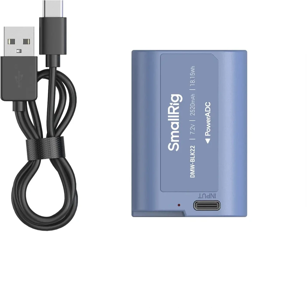 SmallRig 4906 baterija USB-C DMW-BLK22
