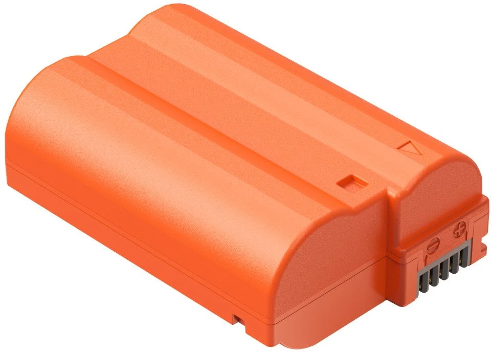 Oranžinis „SmallRig 4966 EN-EL15c“ įkraunama USB-C kameros baterija, oranžinė