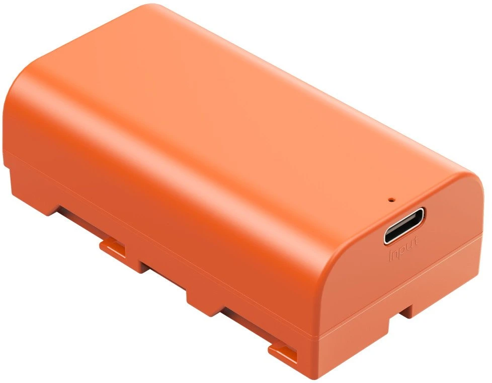 Oranžinis SmallRig 4971 NP-F550 USB-C Rechargeable Camera Baterija Oranžinis