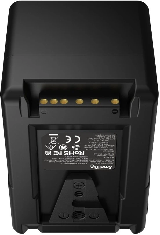 Akumuliatorius SmallRig SmallRig VB155 mini, 10200 mAh, Lithium, Power Delivery 3.0, Programmable Power Supply (PPS), Quick Charge 2.0, Quick Charge 3.0, VOOC 2.0, 14.54 V, 155 W, Juodas