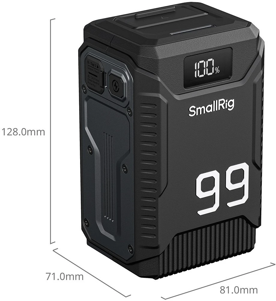Akumuliatorius SmallRig V-Mount Baterija / Power Bank T99 (5864)