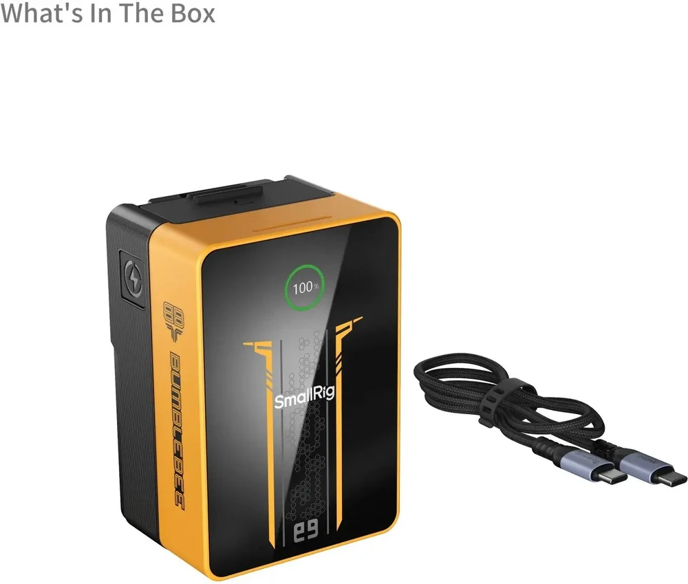 Akumuliatorius SmallRig VB99 Pro mini V-Mount Baterija (BumbleBee Edition） (5527)