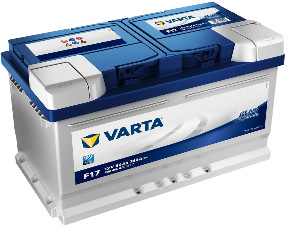 Akumuliatorius Varta BD F17, 80 Ah, 740 A, 12 V