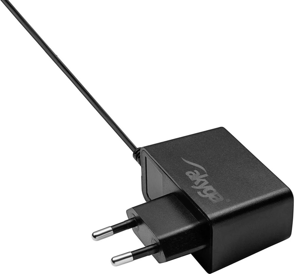 Akyga AK-PD-32 9V/1A maitinimo šaltinis Casio klaviatūroms - DC kištukas 5.5/1.4mm