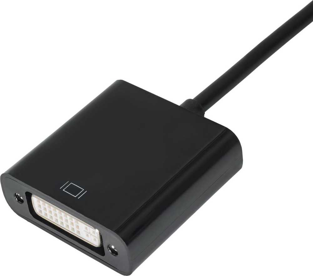 AV adapteris Akyga DisplayPort Mini – DVI-I juodas (AK-AD-37)