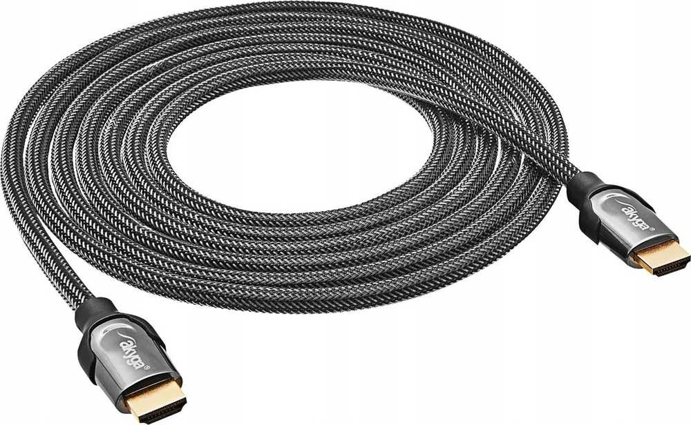 CU 48Gb/s ekranuotas HDMI laidas - 3m - juodas - Akyga AK-HD-30S